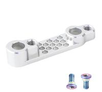 FACAIIO Adaptador de freno de disco trasero de montaje plano para bicicleta de carretera para conversión de 140 mm a 160 mm, montaje de pinza de aleación de aluminio 7075, para SRAM y Campagnolo, par