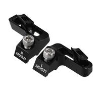 FACAIIO Adaptador de palanca de cambios de aleación de aluminio para SRAM con soporte ISpec EV, para M4100/M6100-6120/M7100-7120/M8100-8120/M9100-9120, corte CNC, anodizado