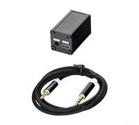 FACAIIO Adaptador decodificador CW para HAMCUBE PRO, interfaz de entrenador de código, elfo de bolsillo de aleación de aluminio, resistencia a altas temperaturas de hasta 105 °C, color negro