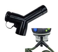 FACAIIO Adaptador en Y con tapón de sellado para Festool 452898, conector de manguito antiestático para CT26 CT36 CT48 y para aspiradoras flexibles, pieza de extracción de polvo