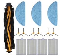 FACAIIO Aeno ARC0002S ARC0003S Robot para accesorios de aspiradora, para cepillo de rodillo principal, cepillos laterales, filtros, paños de fregona para juego de repuesto (A)
