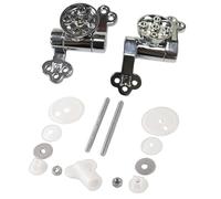 FACAIIO Bisagra de asiento de inodoro de baja lenta para tapas de bidé y baño, conector de amortiguación de aleación de zinc con ángulo de apertura de 115°, par de torsión de 1,0-2,0 N·m, para