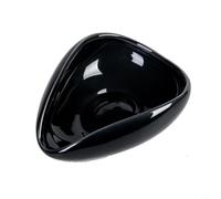 FACAIIO Black Pottery - Taza dosificadora de granos de café, bandeja única con borde curvado para una medición precisa y reducción de derrames, versátil para hojas de té y