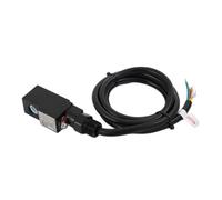 FACAIIO Bobina de válvula solenoide a prueba de explosiones de 1 m para tuberías industriales de agua y gasóleo, DC24V AC220V, aleación de aluminio