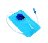 FACAIIO Bolsa de agua plegable para exteriores, capacidad de 2 L, con tubo ajustable para beber para camping, ciclismo y senderismo