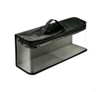 FACAIIO Bolsa de almacenamiento portátil para disco de juego TPU, bolsa de transporte transparente para Switch 2, soporte de juego portátil