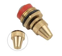 FACAIIO Boquilla de aspersor ajustable de latón de 1/2 pulgada para riego de césped de jardín, pulverización de agua atomizadora con cobertura de 0.8-2 m, flujo de 30-215 L/H