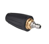 FACAIIO Boquilla turbo giratoria de 4000 PSI de alta presión para lavadora | Boquilla giratoria turbo de 4000 PSI, accesorio para lavadora de alta presión, 0,6 cm, rápido, con 5 puntas de pulverización