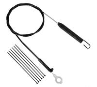 FACAIIO Cable de freno 133-1998 30 pulgadas autopropulsado a gas cortacésped modelos 21199 21200, compromiso de hoja de acero para reemplazo, longitud total de 78 pulgadas, conducto de 54.5 pulgadas