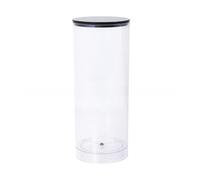FACAIIO Cafetera de depósito de agua transparente de 1,7 L, plástico para tanque con tapa negra, pieza de repuesto fácil de nivel de monitor, uso doméstico