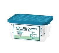 FACAIIO Caja de ambientador pasivo, deshumidificador multiefecto y purificador para casa, coche, oficina, atrapa el polvo del cabello, no necesita energía, paquete de 2