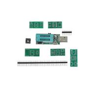 FACAIIO CH341A - Programador de chips V1.7 con placas adaptadoras completas, cambio de nivel de 1.8 V para circuitos integrados de categoría 24 25 93 45 95, herramienta de lectura y escritura para