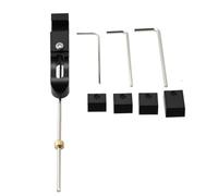 FACAIIO Clicker para mira de arco recurvo, 13,3 x 2 x 1,2 cm para deslizador de ajuste de metal con pieza de señal de sonido de succión, para varios arcos recurvos