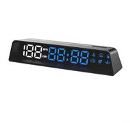 FACAIIO Coche HUD Head Up Display con GPS OBD Powered Velocímetro y Altitud Gauge Pantalla de atenuación automática para salpicadero (para versión en inglés)