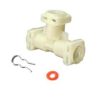 FACAIIO Conector termobloque de agua ABS en forma de T para máquinas automáticas de espresso Saeco, kit completo de repuesto con sellos, paquete de 5