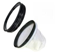 FACAIIO Conjunto de filtro de polvo dividido NT50/2 NT70, marco de plástico lavable de repuesto para motor de vacío