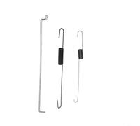 FACAIIO Conjunto de resorte de retorno del acelerador de metal y varilla de enlace para GX140 168F Kit de reparación de motor plateado