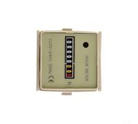 FACAIIO Contador de tiempo eléctrico industrial 0-99999H59M AC 220-240V Sistemas de sincronización industrial