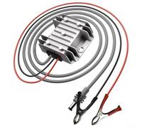 FACAIIO Convertidor DC-DC Boost de 12 V/24 V a 48 V 1.5 A 72 W con carcasa de aluminio impermeable IP67 para mini router Starlink, cable de 1 m con clips de cocodrilo