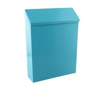 FACAIIO Creative - Buzón de pared con cerradura con 2 llaves, buzón decorativo de hierro rústico para el hogar, la oficina o el jardín