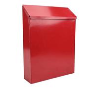 FACAIIO Creative Buzón de pared con cerradura con 2 llaves, decoración rústica de hierro para el hogar, la oficina o el jardín