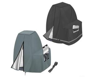 FACAIIO Cubierta de bomba de filtro de arena de tela Oxford 420D, para bombas de filtro de arena de 12 a 16 pulgadas para INTEX para cristal para una cobertura óptima clara (gris)