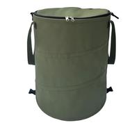 FACAIIO Cubo de basura portátil plegable para actividades al aire libre, | Bote de basura ligero y plegable para camping, picnic y barbacoa, color caqui