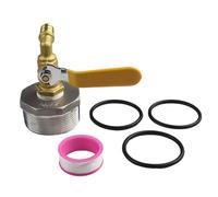 FACAIIO D50 - Válvula de grifo de repuesto de aceite de acero inoxidable para agua, tambor de 200 L y recipientes compatibles