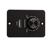 FACAIIO DC 12V 24V RV regulador de luz 5A con PWM USB QC 3.0, para tiras LED incandescentes para caravana, remolque, yate, color negro