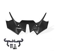 FACAIIO Deflector de carenado de labio inferior ABS para Kawasaki Z650 2020-2024, placa guía de pico de nariz de fibra de carbono, cuerpo de motocicleta atornillado directo (negro brillante)