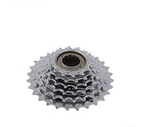 FACAIIO Deportes para bicicleta Freewheel 6/7/8 velocidades, piñón de casete de acero antioxidante con cambio de bicicletas de carretera y montaña, plateado (6)