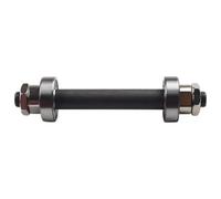 FACAIIO Eje hueco de acero para bicicleta de montaña, eje delantero y trasero, 108/145 mm, juego completo de ejes con rodamientos compatibles con accesorios de rueda de ciclismo