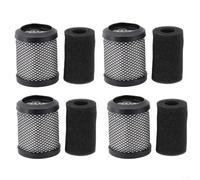 FACAIIO Esponja de filtro de repuesto para aspiradora HOOVER T116, filtro de escape, motor sin H, serie 100 HF122GH001, HF122RPT001, filtros de escape posteriores al motor (4 piezas)