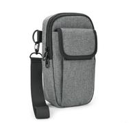 FACAIIO Estuche de almacenamiento portátil de cardán de mano para la serie DJI OM, carcasa de nailon jaspeado ligero con correa desmontable, cremallera de acceso rápido