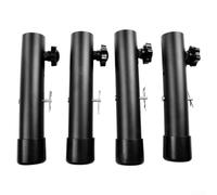 FACAIIO Extensores de patas de mesa, extensiones de patas de mesa plegables para patas rectas y dobladas, elevadores de patas de mesa plegables ajustables de acero resistente (20 cm)