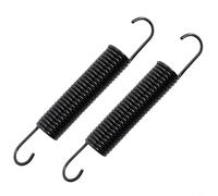 FACAIIO FACAIIO 158756 Muelle de tensión para cortacésped y tractores, reemplazo elástico de metal, negro, paquete de 2 (1 unidad)