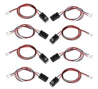 FACAIIO FACAIIO - Módulo fotoeléctrico de sensor de haz de rotura IR de 3 mm, respuesta de 2 ms para Arduino, bricolaje, robótica, dispositivo inteligente, contador de objetos, negro (80 cm)