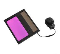 FACAIIO Funciona con energía solar para oscurecimiento automático, filtro totalmente automático con sensibilidad y ajuste de retardo, pantalla DIN4 o 9-13, equipo de máscara de soldadura