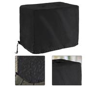 FACAIIO Funda para parrilla Oxford 600D con cordón, impermeable, resistente a los rayos UV, funda protectora portátil, 66 x 43 x 48 cm, color negro