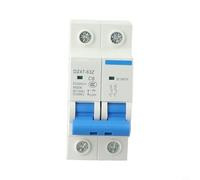 FACAIIO Interruptor de circuito CC DZ47-63Z 2P 63A, marco de 500 V, voltaje nominal, térmico, magnético, guía de viaje para sistemas fotovoltaicos