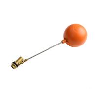 FACAIIO Interruptor de válvula de flotador de 2 pulgadas para agua del grifo bajo presión, acero inoxidable, cobre, PTFE PVC, controlador de nivel de tanque de alta eficiencia con bola de 110 mm