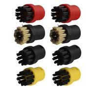 FACAIIO Juego de accesorios para limpiador a vapor para Kärcher SC1 SC2 CTK10 SC3-SC7, cepillos robustos de nailon y acero para suciedad difícil, 8 piezas
