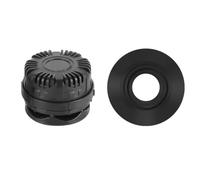 FACAIIO Juego de válvula de admisión y escape de traje seco de buceo, plástico de inflado rápido para reparación, compatible con manguera de 8 mm, color negro