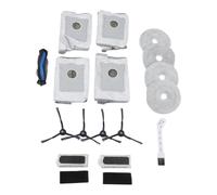 FACAIIO Kit completo de piezas de repuesto para ECOVACS Deebot Mini: cepillo de rodillo, cepillos de borde, toallitas, bolsas de polvo y filtros de repuesto