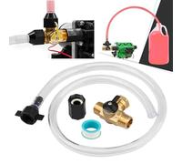 FACAIIO Kit de conversión de bomba permanente para invierno, para tuberías de agua de caravana, barco, cámper, manguera de sifón de válvula de latón con adaptadores, 1 paquete