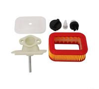 FACAIIO Kit de filtro de aire de motosierra de 6 piezas para 5200 5800 52CC 58CC. Los modelos incluyen 1 filtro de aire, 1 base, 1 bombilla de imprimación, 1 ventilación del tanque de combustible, 1