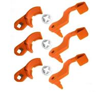 FACAIIO Kit de palanca de estrangulamiento para sopladores LEAF BG45 BG55 BG65 BG85 BR45C - Piezas de repuesto con perilla, obturador, tuerca de empuje de clip (3 piezas)