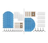 FACAIIO Kit de piezas de robot aspirador ILIFE A30 Pro con filtros, paños de microfibra para fregona, bolsas de eliminación y cepillos laterales