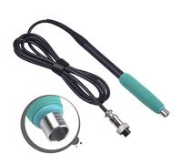 FACAIIO Mango de soldador de 120 W para estación de soldadura C210 T210, punta de cobre para aire de 5 pines 6 pines JBC, verde y negro