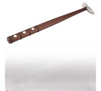 FACAIIO Martillo moldeador para reparación de abolladuras de coche con imán, acero inoxidable y madera de haya para una fácil nivelación de arañazos